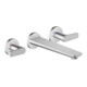 hansgrohe Axor Citterio mitigeur bain 3 trous sans structure, chrome, encastré mural-1