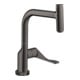 hansgrohe Axor Citterio Mitigeur évier 230 avec douchette extractible, chrome noir brossé-1