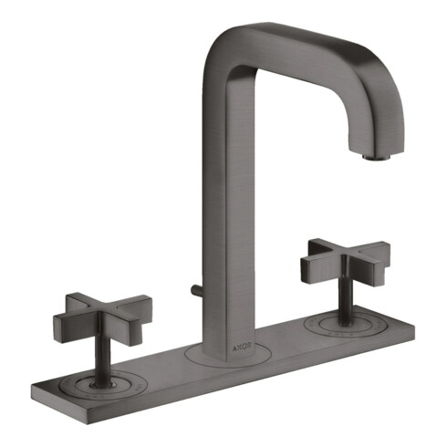 hansgrohe Axor Citterio mitigeur lavabo 3 trous 170 mm, A 140 mm, avec vidage, chromé, brillant