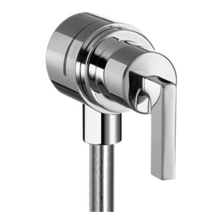hansgrohe Axor Citterio Robinet d'arrêt avec clapet anti-retour, levier, chrome