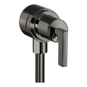 Hansgrohe Axor Citterio Robinet d'arrêt avec clapet anti-retour, levier, chrome poli bleu