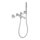 hansgrohe Axor Citterio Robinet de baignoire 3 trous sans structure, chrome, encastré mural-1