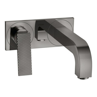 hansgrohe Axor Citterio Set de montage complet Mitigeur lavabo encastré, A 220mm, HG, Rs, poli bleu vc