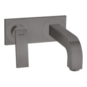 hansgrohe Axor Citterio Set de montage complet Mitigeur lavabo encastré, A 220mm, m HG, brossé bleu vc