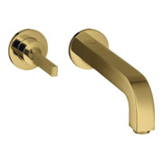 hansgrohe Axor Citterio Set de montage complet Mitigeur lavabo encastré, avec poignée à goupille, A 220 mm, po g op