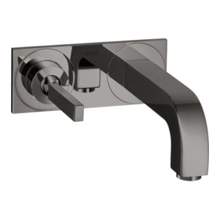 hansgrohe Axor Citterio Set de montage complet Mitigeur lavabo encastré, poignée à goupille, L 220 mm