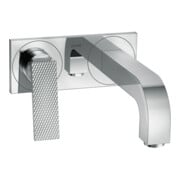 hansgrohe Axor Citterio Set de montage prêt mitigeur lavabo encastré, A 220 mm, levier losange, chromé