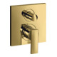 hansgrohe Axor Citterio Set d'installation complet Mitigeur baignoire encastré, avec levier, or poli optique-1