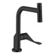 hansgrohe Axor Citterio SPT 230 SE 2 jets avec douchette extractible, noir mat-1