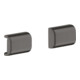 hansgrohe Axor Couvercle universel pour rampe, chrome noir brossé-1