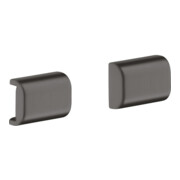 hansgrohe Axor Couvercle universel pour rampe, chrome noir brossé