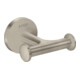 hansgrohe Axor Crochet à serviette double, fixation murale, nickel brossé-1