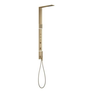 hansgrohe Axor D-Pane Composition de douche m TH, KB, 110x220mm, 1 an, SB, brossé, bronze