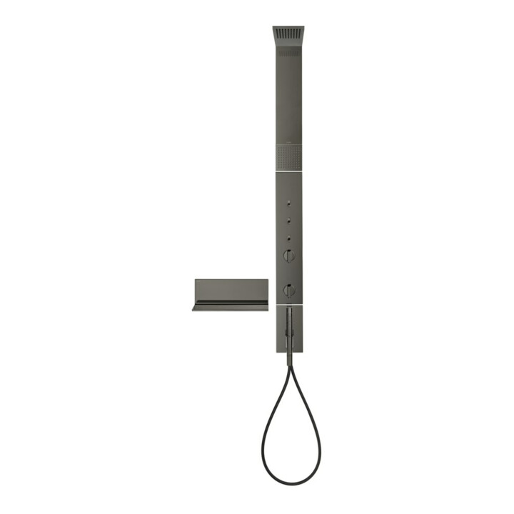 hansgrohe Axor D-Pane Ensemble de douche m TH, KB, 110x220mm, 1 an, SB, bleu poli vc