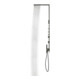 hansgrohe Axor D-Pane Ensemble de douche m TH, KB, 110x220mm, 1 an, SB, bleu poli vc