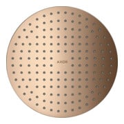 hansgrohe Axor De. Tête de douche 250 2jets, installation encastrée, or rouge poli