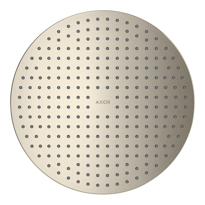 hansgrohe Axor Deckenbrause 300 1jet, UP-Montage, gebürstetes Nickel