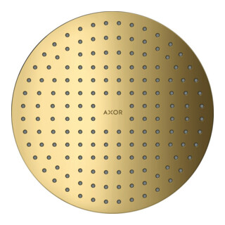 hansgrohe Axor Douche de tête 250 2jets encastrée optique or poli