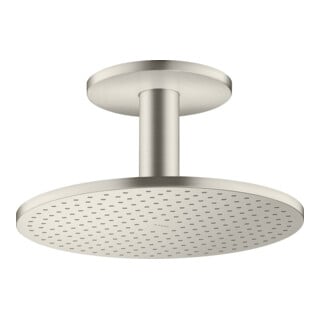 hansgrohe Axor Douche de tête 300 1jet avec raccord plafond, aspect acier inoxydable