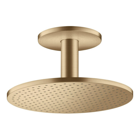 hansgrohe Axor Douche de tête 300 2jets avec raccord plafond, bronze brossé