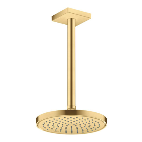hansgrohe Axor Douche de tête EcoSmart encastrée, 220 mm, 1 an, doré brossé optique