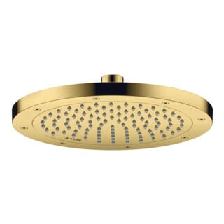 hansgrohe Axor Douche de tête EcoSmart encastrée, 245 mm, 1 an, or poli opt