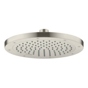 hansgrohe Axor Douche de tête EcoSmart encastrée, 245 mm, 1 jet, aspect inox