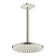 hansgrohe Axor Douche de tête EcoSmart encastrée, 245 mm, 1 jet, aspect inox