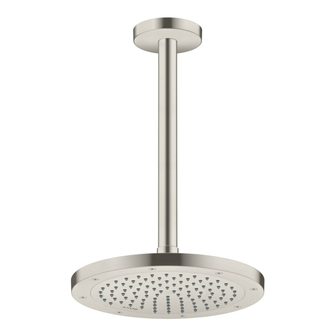 hansgrohe Axor Douche de tête EcoSmart encastrée, 245 mm, 1 jet, aspect inox