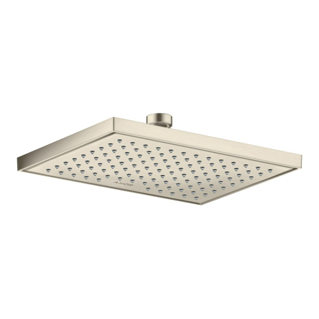 hansgrohe Axor Douche de tête EcoSmart encastrée, 245x185 mm, 1 an, inox brossé