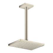 hansgrohe Axor Douche de tête EcoSmart encastrée, 245x185 mm, 1 an, inox brossé-4