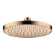 hansgrohe Axor Douche de tête EcoSmart encastrée, Ø 220 mm, 1 jet, poli or rose-1