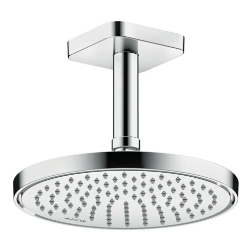 hansgrohe Axor Douche de tête EcoSmart plus, 220 mm, 1 jet, chrome, pose encastrée ou murale