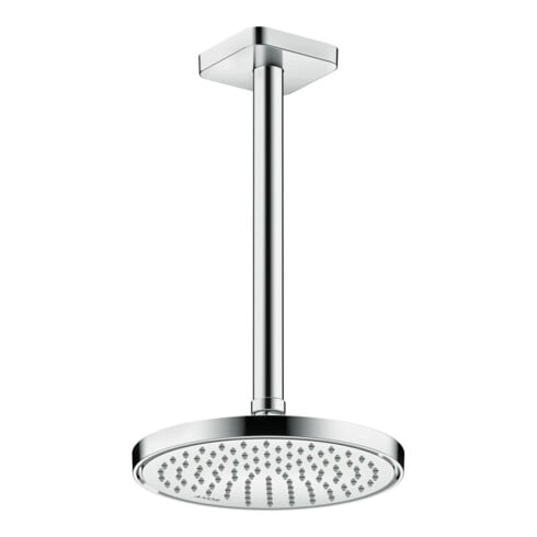 hansgrohe Axor Douche de tête EcoSmart plus, 220 mm, 1 jet, chrome, pose encastrée ou murale