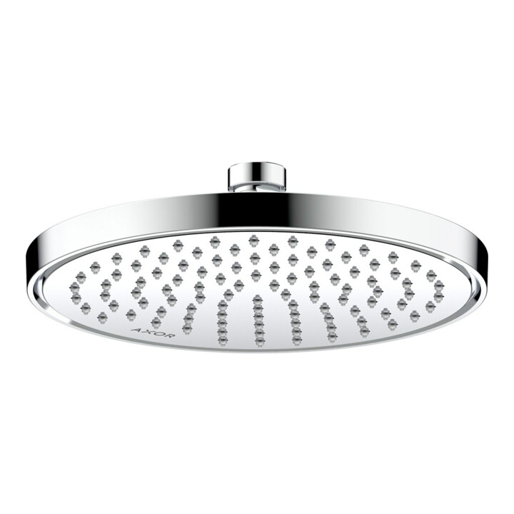 hansgrohe Axor Douche de tête EcoSmart plus, 220 mm, 1 jet, chrome, pose encastrée ou murale