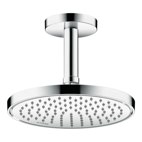 hansgrohe Axor Douche de tête EcoSmart plus, 220 mm, 1 jet, chrome, pose encastrée ou murale