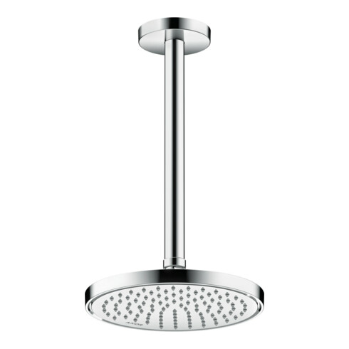 hansgrohe Axor Douche de tête EcoSmart plus, 220 mm, 1 jet, chrome, pose encastrée ou murale
