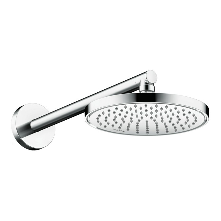 hansgrohe Axor Douche de tête EcoSmart plus, 220 mm, 1 jet, chrome, pose encastrée ou murale