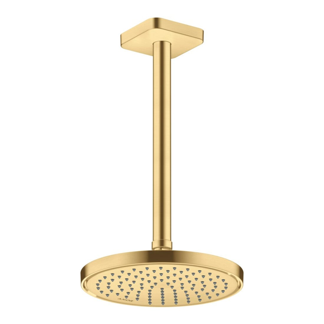 hansgrohe Axor Douche de tête EcoSmart plus, 220 mm, 1 jet, doré brossé optique