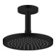 hansgrohe Axor Douche de tête EcoSmart plus, 220 mm, montage encastré ou mural, 1 jet, noir mat-5