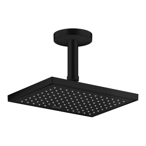 hansgrohe Axor Douche de tête EcoSmart plus encastrée, 245x185 mm, 1j, mat noir