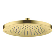 hansgrohe Axor Douche de tête EcoSmart plus, montage encastré ou mural, 245 mm, 1 jet, brossé