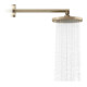 Hansgrohe Axor Douche de tête encastrée, 220 mm, 1 jet, bronze brossé-4