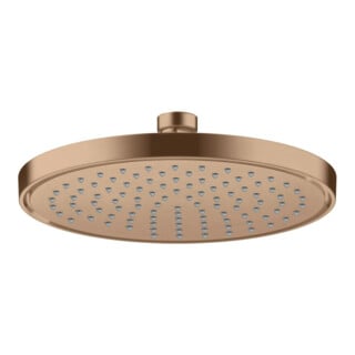 hansgrohe Axor douche de tête encastrée, 220 mm, 1 jet, brossé or