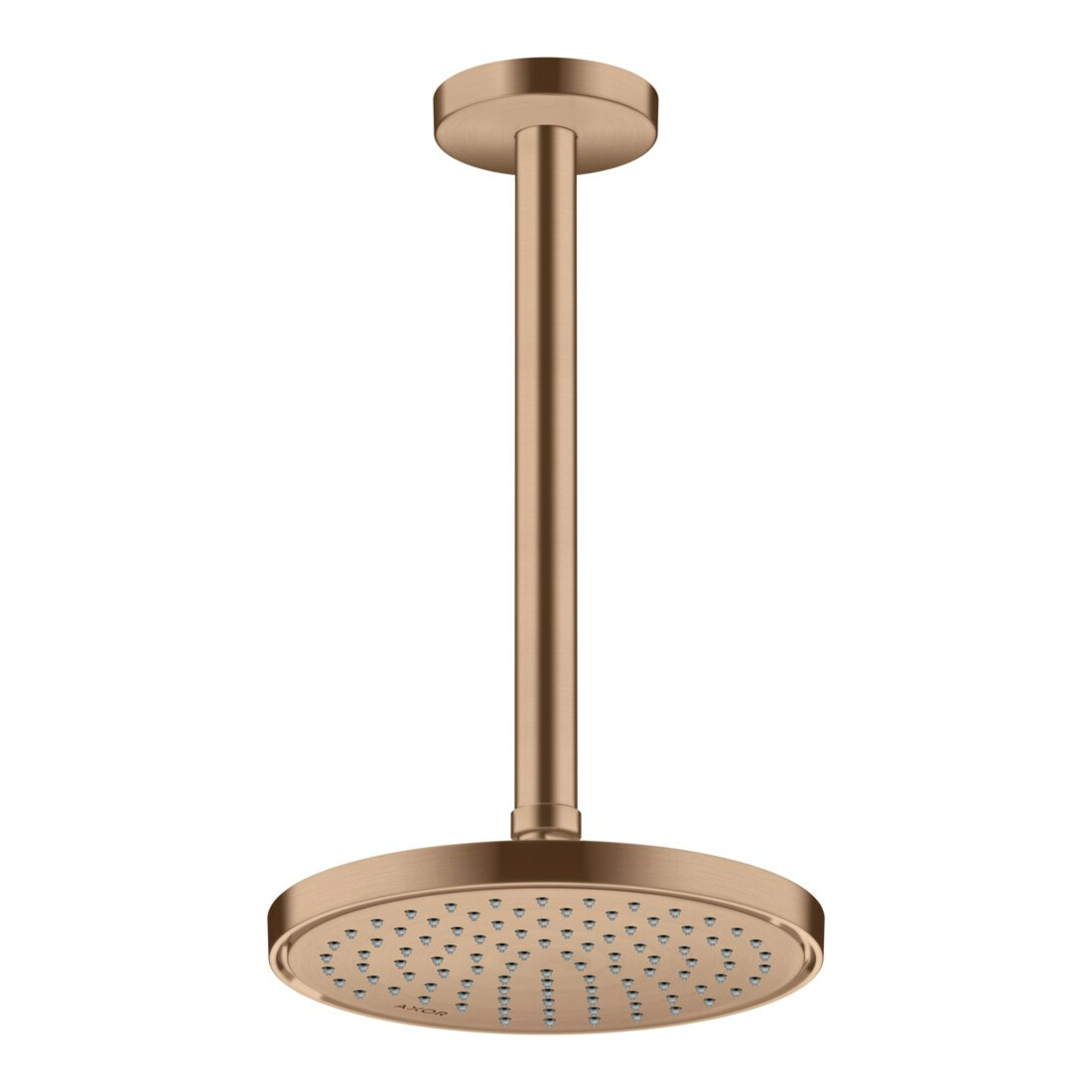 hansgrohe Axor douche de tête encastrée, 220 mm, 1 jet, brossé or