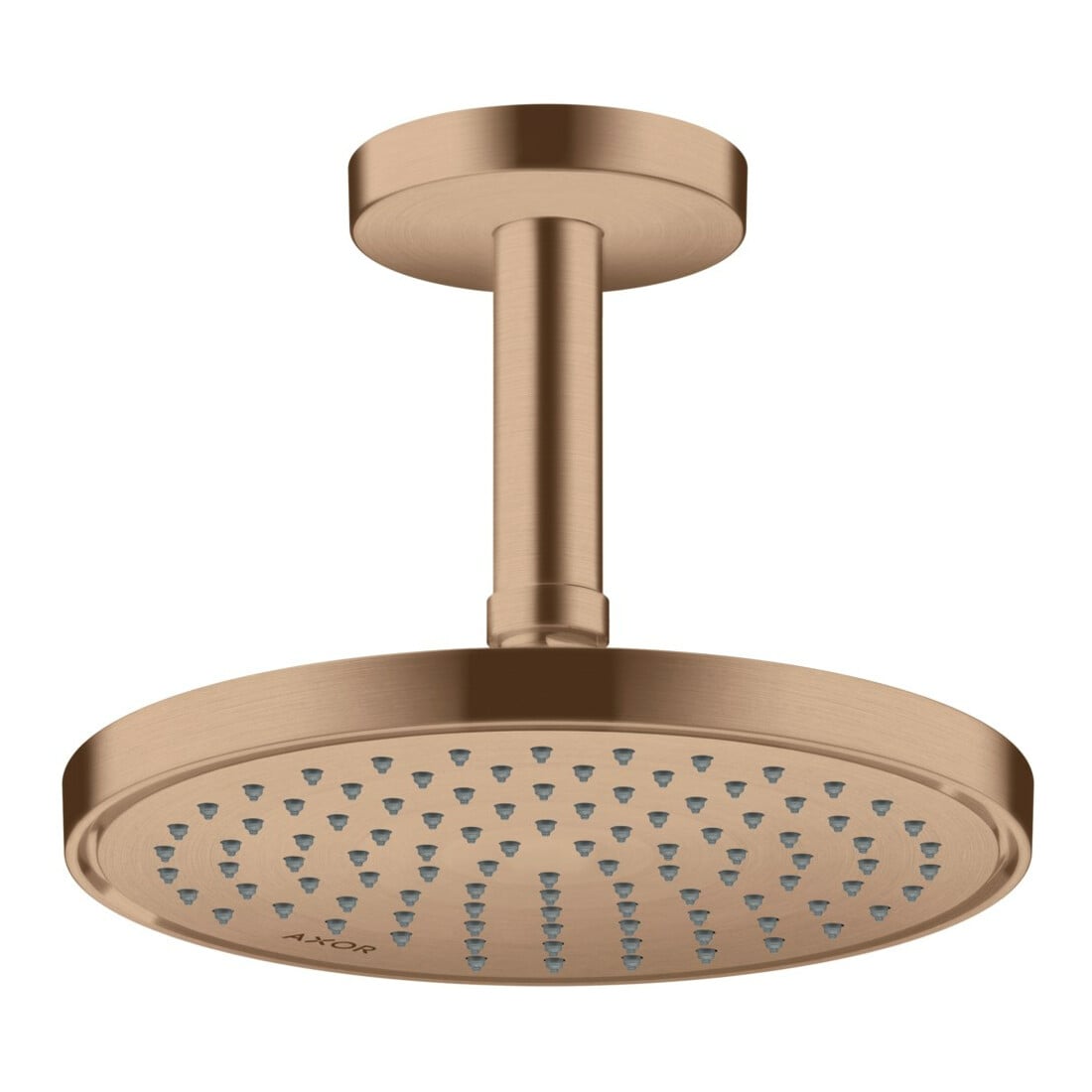 hansgrohe Axor douche de tête encastrée, 220 mm, 1 jet, brossé or