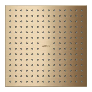 hansgrohe Axor Douche de tête encastrée 250x250 mm, 1 an, bronze mat