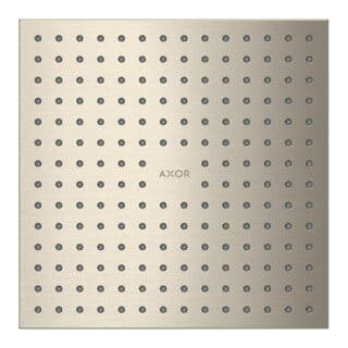 hansgrohe Axor Douche de tête encastrée, 250x250 mm, 2 jets, b ni.