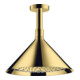 hansgrohe Axor Douche de tête plafond, 240 mm, 2 jets, or poli optique-1