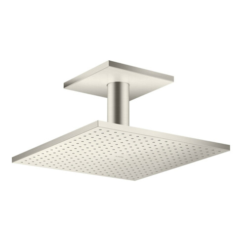hansgrohe Axor douche de tête plafond, 300x300mm, 2 jets, aspect inox